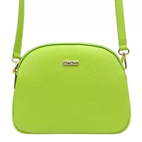   MiaMore 01-064 lime zöld női bőr válltáska 22.5 x 18 x 9 cm