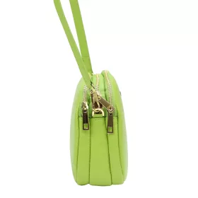   MiaMore 01-064 lime zöld női bőr válltáska 22.5 x 18 x 9 cm
