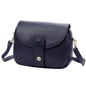   Gregorio 1722 sötétkék női bőr válltáska 22 x 16 x 10 cm