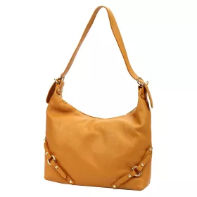 Luka 24-006 narancs női bőr válltáska 32 x 27 x 11 cm