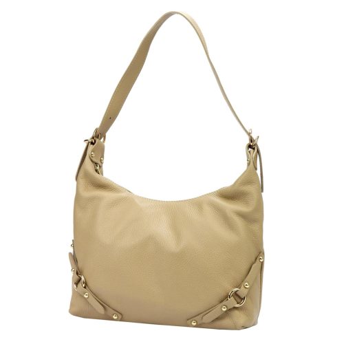 Luka 24-006 homok női bőr válltáska 32 x 27 x 11 cm 