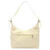 Luka 24-006 bézs női bőr válltáska 32 x 27 x 11 cm 