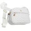 BRICIOLE 4157# fehér női rostbőr táska 9 x 19 x 26 cm