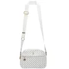 BRICIOLE 4157# fehér női rostbőr táska 9 x 19 x 26 cm