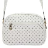 BRICIOLE 4157# fehér női rostbőr táska 9 x 19 x 26 cm