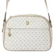 BRICIOLE 4157# fehér női rostbőr táska 9 x 19 x 26 cm