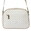 BRICIOLE 4157# fehér női rostbőr táska 9 x 19 x 26 cm