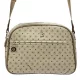 BRICIOLE 4157# bézs női rostbőr táska 9 x 19 x 26 cm