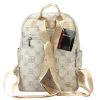 B.Cavalli BC1232 bézs mintás női hátizsák 25 x 32 x 16 cm