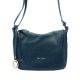Pierre Cardin FRZ 1721 petrolkék női bőr válltáska, oldaltáska 26 x 22 x 12 cm
