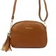 Pierre Cardin 4500 FTT barna női bőr válltáska 23.5 x 16.5 x 9 cm