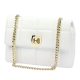 Pierre Cardin FRZ 1957 fehér női bőr válltáska 29 x 21 x 11 cm 