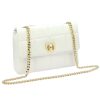 Pierre Cardin FRZ 1957 fehér női bőr válltáska 29 x 21 x 11 cm 