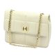 Pierre Cardin FRZ 1957 bézs női bőr válltáska 29 x 21 x 11 cm 