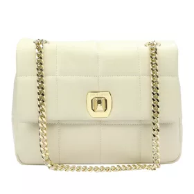   Pierre Cardin FRZ 1957 bézs női bőr válltáska 29 x 21 x 11 cm