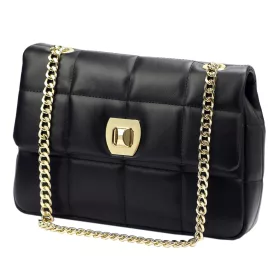   Pierre Cardin FRZ 1957 fekete női bőr válltáska 29 x 21 x 11 cm