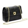 Pierre Cardin FRZ 1957 fekete női bőr válltáska 29 x 21 x 11 cm 