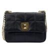Pierre Cardin FRZ 1956 SAVAGE fekete női bőr válltáska 22 x 16 x 8 cm
