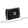 Pierre Cardin FRZ 1956 SAVAGE fekete női bőr válltáska 22 x 16 x 8 cm