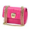 Pierre Cardin FRZ 1956 SAVAGE magenta női bőr válltáska 22 x 16 x 8 cm