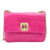 Pierre Cardin FRZ 1956 SAVAGE magenta női bőr válltáska 22 x 16 x 8 cm