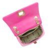 Pierre Cardin FRZ 1956 SAVAGE magenta női bőr válltáska 22 x 16 x 8 cm