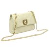 Pierre Cardin FRZ 1956 SAVAGE bézs női bőr válltáska 22 x 16 x 8 cm