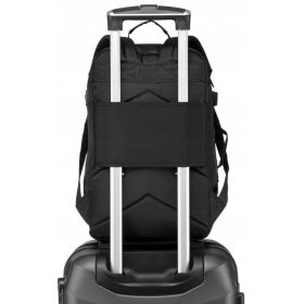   Peterson PTN PP-TOK-D 7234 fekete WizzAir Ryanair kézipoggyász, hátizsák, kabintáska 25 x 40 x 20 cm