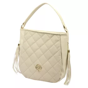 Gregorio SK181 bézs női kézitáska 34 x 31 x 13 cm