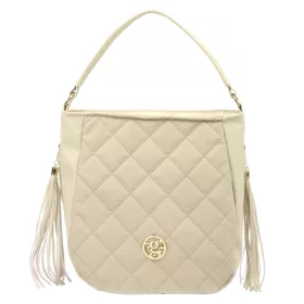 Gregorio SK181 bézs női kézitáska 34 x 31 x 13 cm