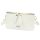 MiaMore 01-001 GOLD fehér női bőr oldaltáska, crossbody 22 x 13 x 7 cm