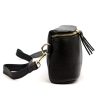 MiaMore 01-001 GOLD fekete női bőr oldaltáska, crossbody 22 x 13 x 7 cm