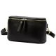 Luka 01-001 GOLD fekete női bőr oldaltáska, crossbody 22 x 13 x 7 cm