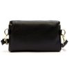 Luka 01-001 GOLD fekete női bőr oldaltáska, crossbody 22 x 13 x 7 cm