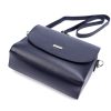 MiaMore 01-067 navy női bőr válltáska, oldaltáska 23 x 19 x 9 cm