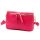 Luka 01-001 GOLD magenta női bőr oldaltáska, crossbody 22 x 13 x 7 cm