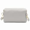 Luka 01-001 GOLD szürke női bőr oldaltáska, crossbody 22 x 13 x 7 cm
