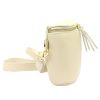 Luka 01-001 GOLD bézs női bőr oldaltáska, crossbody 22 x 13 x 7 cm