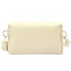 Luka 01-001 GOLD bézs női bőr oldaltáska, crossbody 22 x 13 x 7 cm
