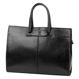  Florence 1027 fekete olasz női bőr aktatáska 40 x 30 x 12 cm
