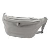 Luka 24-010 DOLLARO szürke női bőr övtáska, crossbody 34 x 19 x 13 cm
