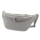 Luka 24-010 DOLLARO szürke női bőr övtáska, crossbody 34 x 19 x 13 cm