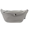 Luka 24-010 DOLLARO szürke női bőr övtáska, crossbody 34 x 19 x 13 cm