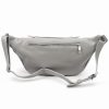 Luka 24-010 DOLLARO szürke női bőr övtáska, crossbody 34 x 19 x 13 cm