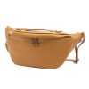 Luka 24-010 konyak női bőr övtáska, crossbody  34 x 19 x 13 cm