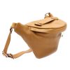 Luka 24-010 konyak női bőr övtáska, crossbody  34 x 19 x 13 cm