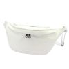 Luka 24-010 DOLLARO fehér női bőr övtáska, crossbody 34 x 19 x 13 cm