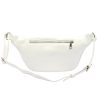 Luka 24-010 DOLLARO fehér női bőr övtáska, crossbody 34 x 19 x 13 cm