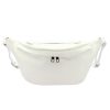 Luka 24-010 DOLLARO fehér női bőr övtáska, crossbody 34 x 19 x 13 cm