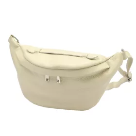   Luka 24-010 DOLLARO krém női bőr övtáska, crossbody 34 x 19 x 13 cm